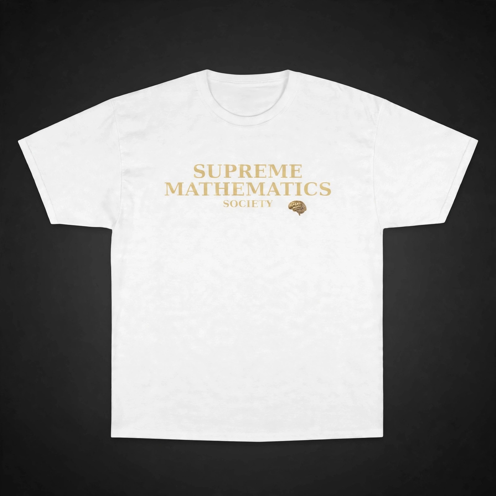 Supreme Mathematics Society Champion Tee White - Angle 1