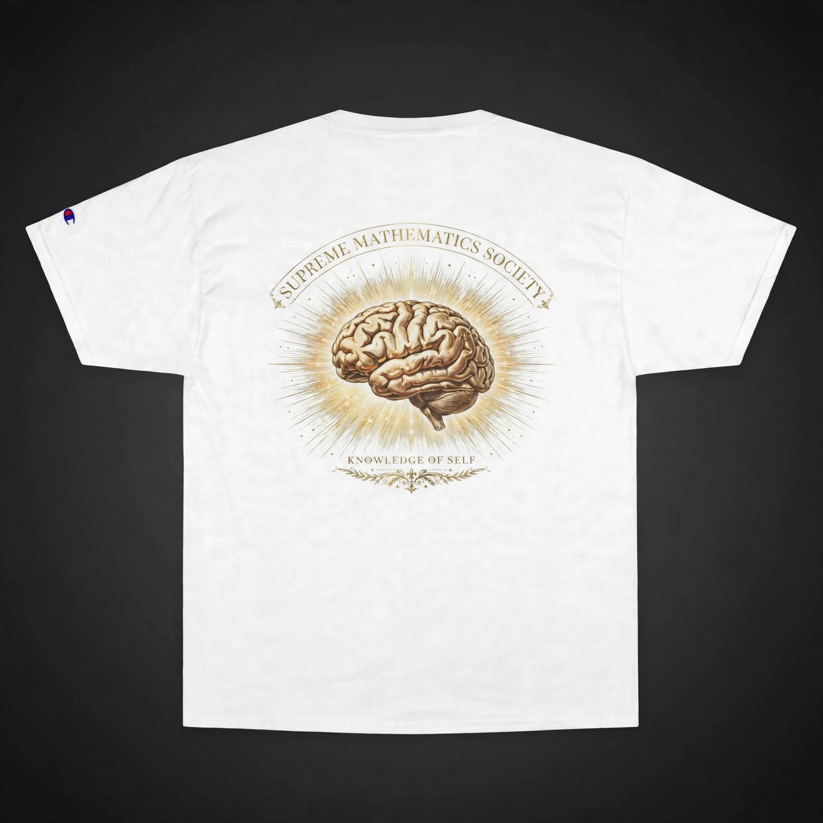 Supreme Mathematics Society Champion Tee 2 White - Angle 2